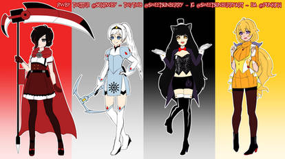 RWBY Re:verse REDESIGNS