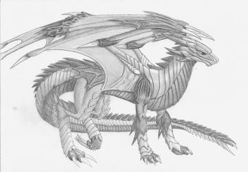 Greyscale Dragon Rayour