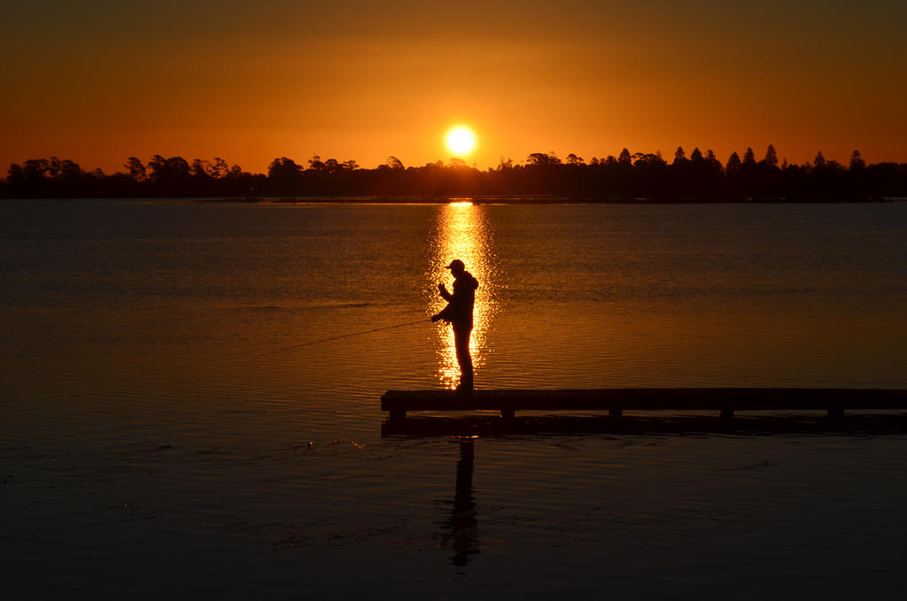 Fisherman Silhouette