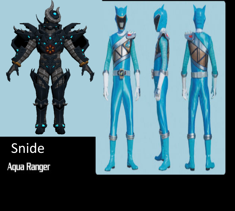 Snide Power Ranger Aqua by DrSlither on DeviantArt