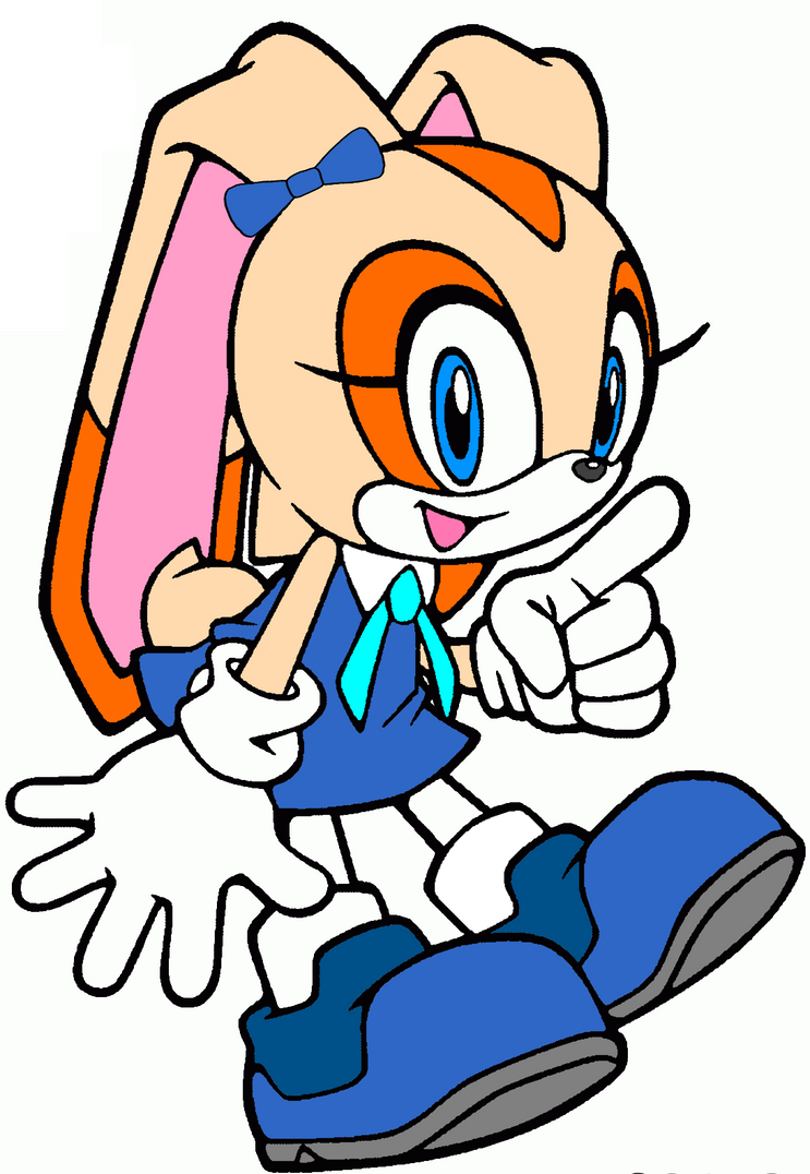 Cream the Rabbit In blue by DrSlither on DeviantArt