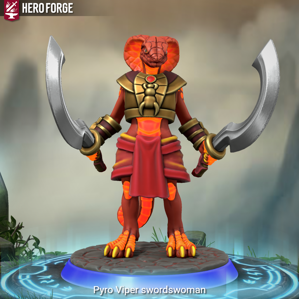 Pyro Viper (Swordswoman) by DrSlither on DeviantArt