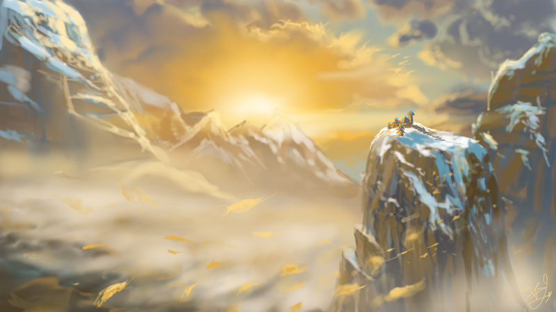 Ridge Monastery by hotpinkscorpion