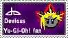 deviant yugioh stamp