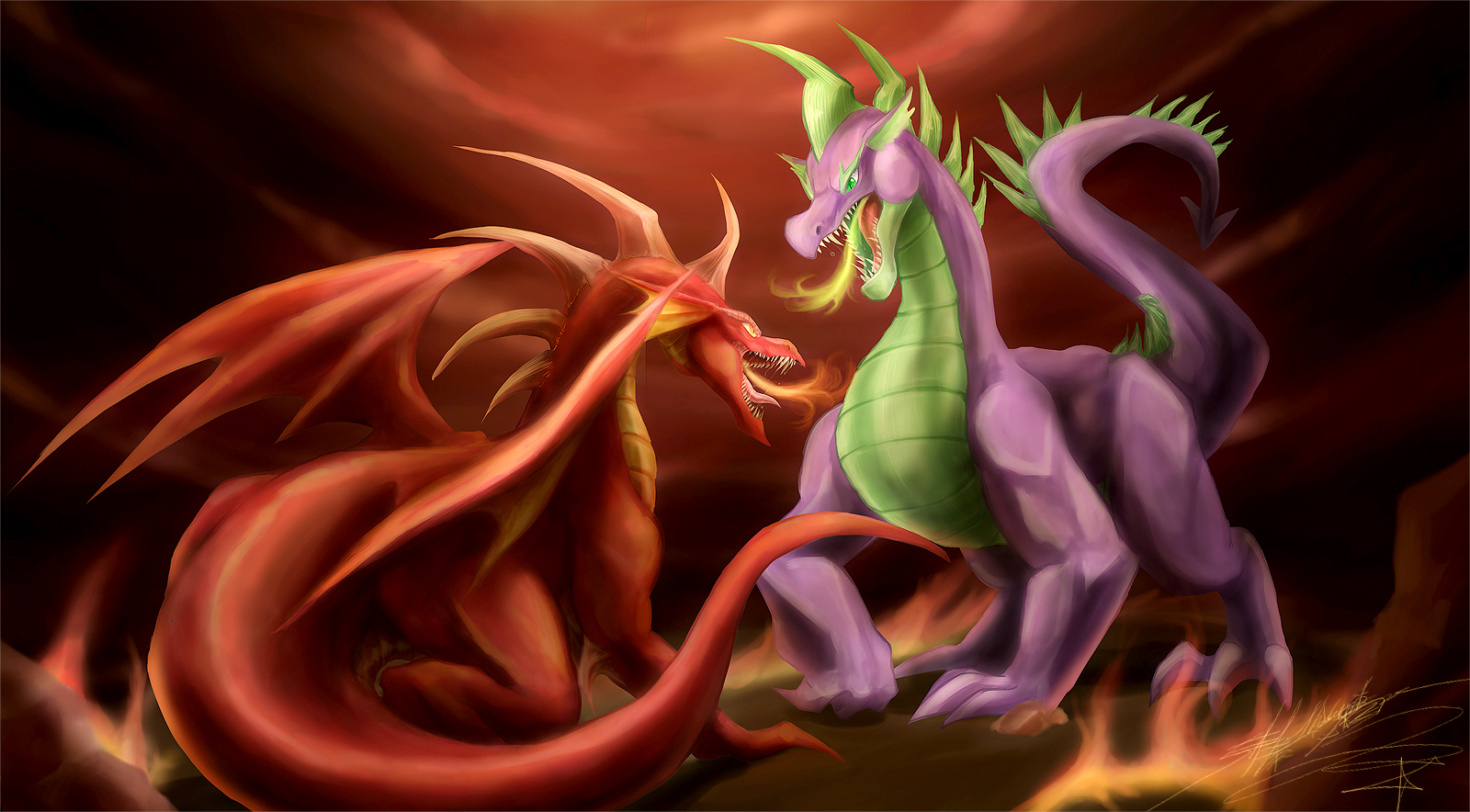 MLP Dragons Art