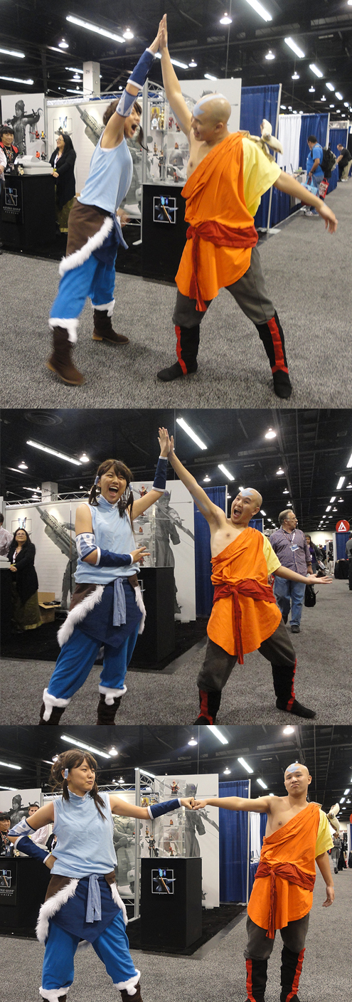 Korra meets Aang...