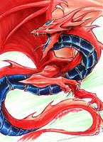 Slifer in Copics