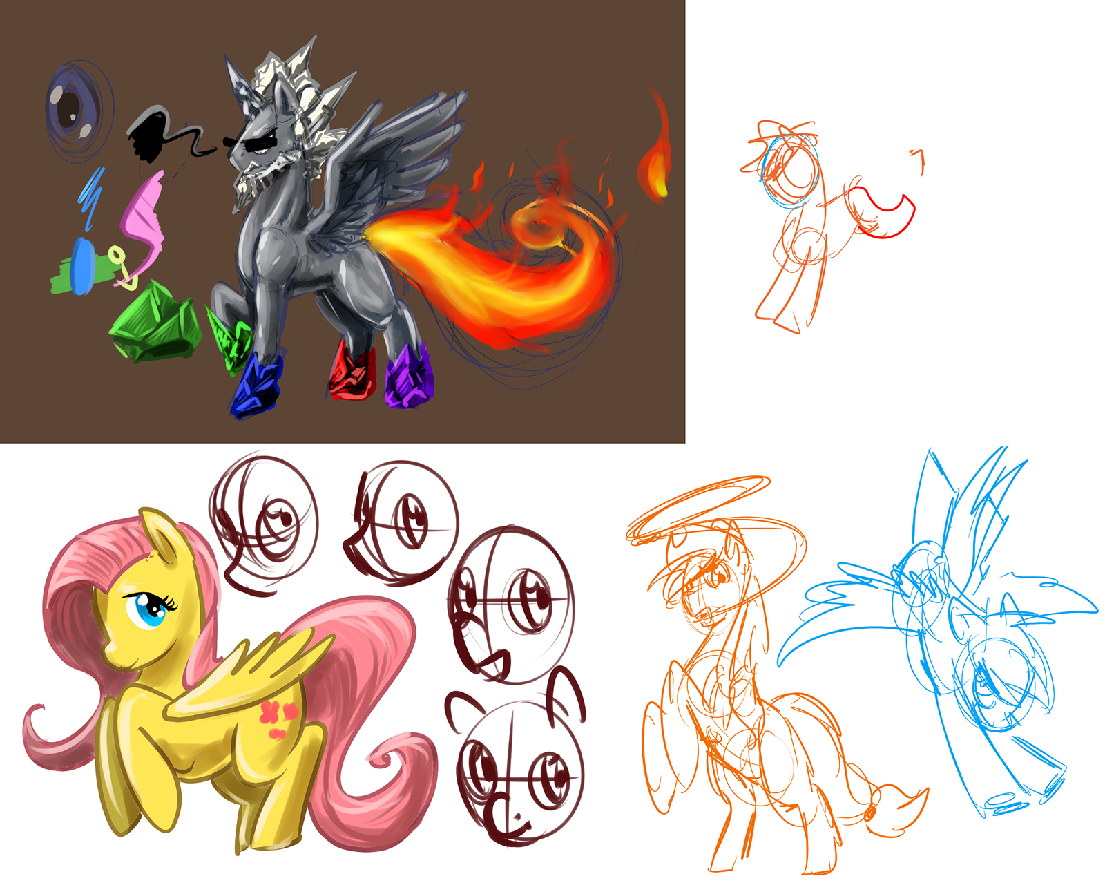 SacBrony how to draw panel sketches