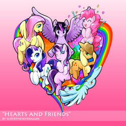 My Little Pony fanart - Hearts and Friends