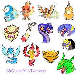 Pokemon tattoo flash