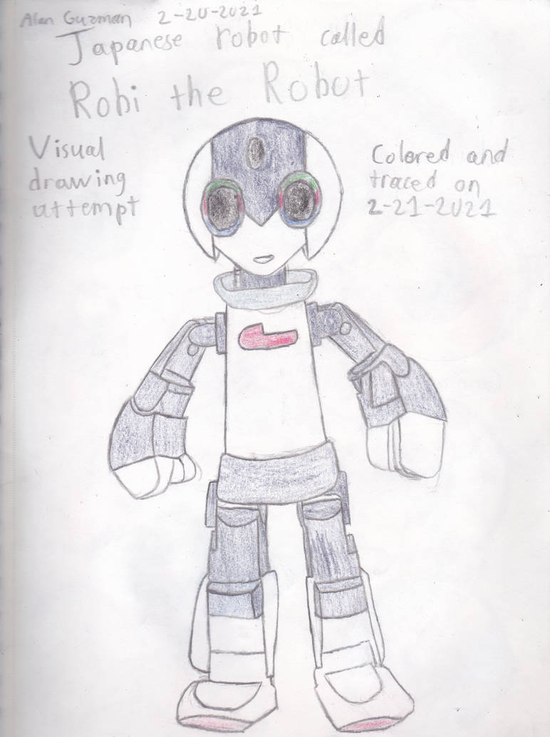 Robi the Robot colored drawing by DAWNCIVILIZATIONS on DeviantArt