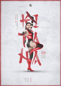 Poster 02 Kitana in red