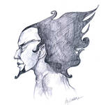 Fire djinn by Lahara