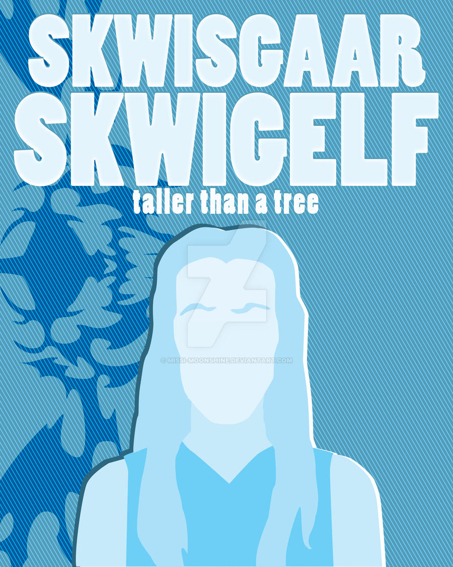Letterpress Poster: Skiwsgaar