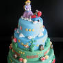 Mario Bros Wedding Cake