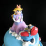 Mario and Peach cake topper