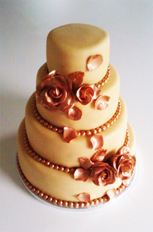 Wedding Cake Roses