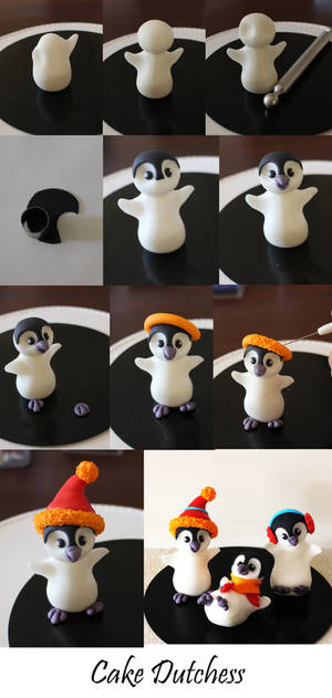 Edible Penguin step by step