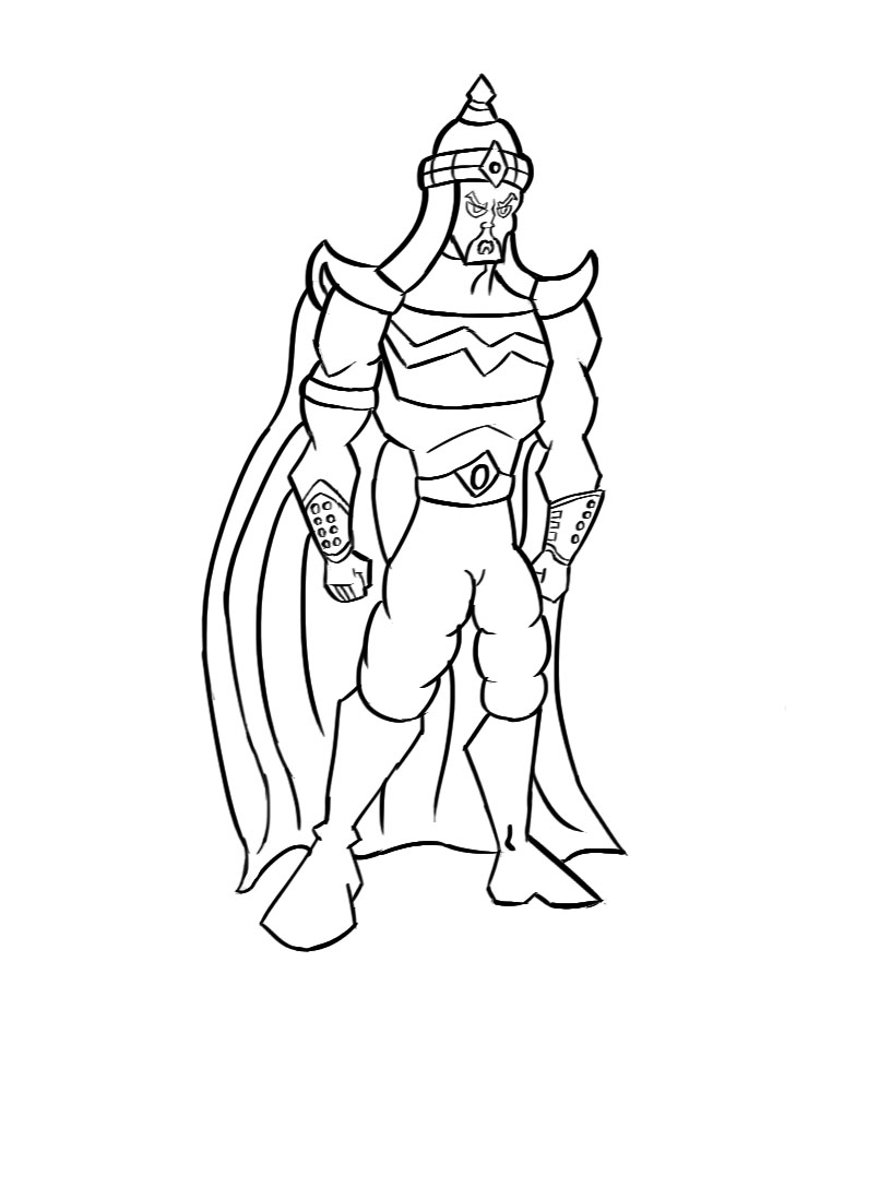 Thahabi Lineart