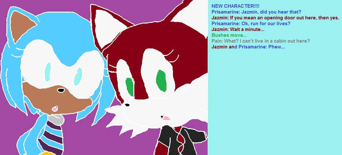 Jazmin the Fox and Prisamarine the Hedgehog