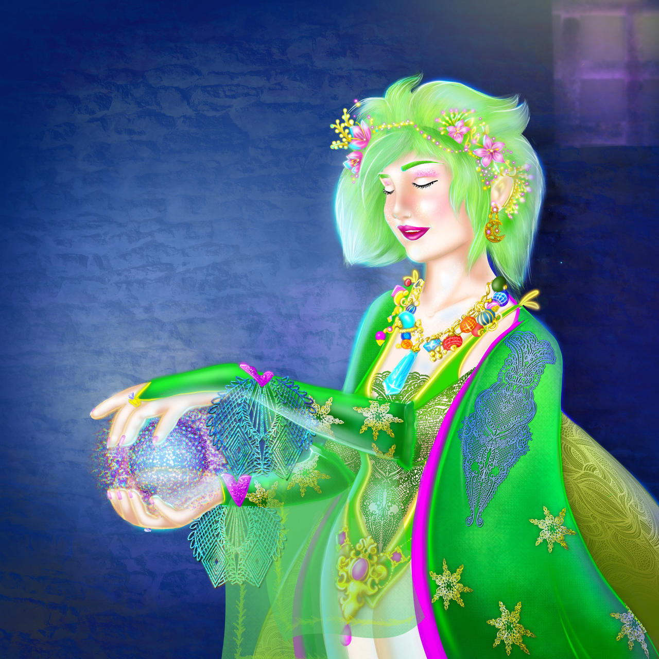 Magic Rydia Rydia by cocollyt on DeviantArt