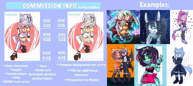 Commissions open
