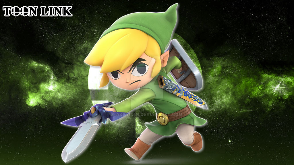 Smash Bros. Ultimate Toon Link - Wallpaper 4K by AkiraXer on DeviantArt