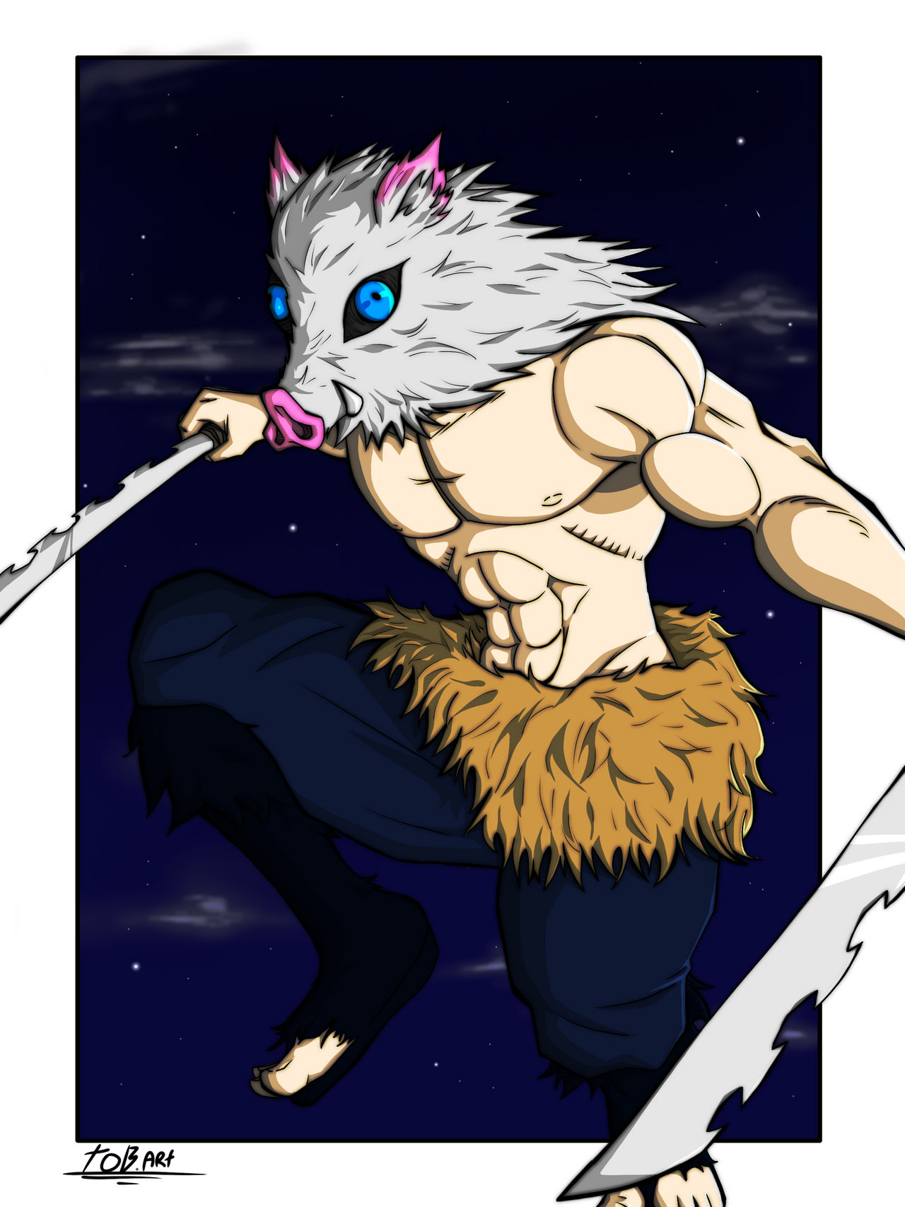 Inosuke (Demon Slayer). by tobioartyt on DeviantArt