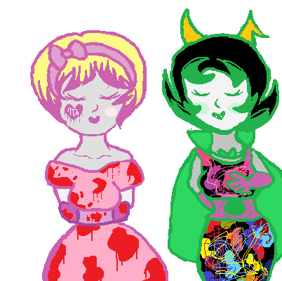 Rose and Kanaya Halloween