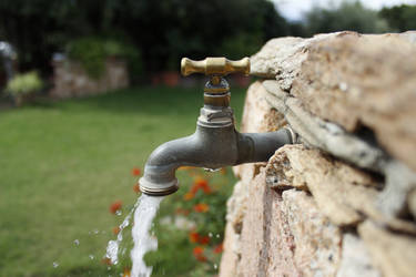 Open water valve