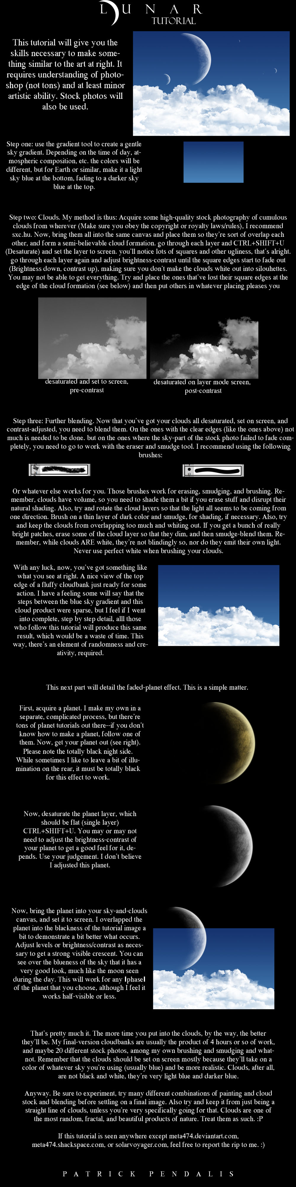 Clouds and Moons Tutorial