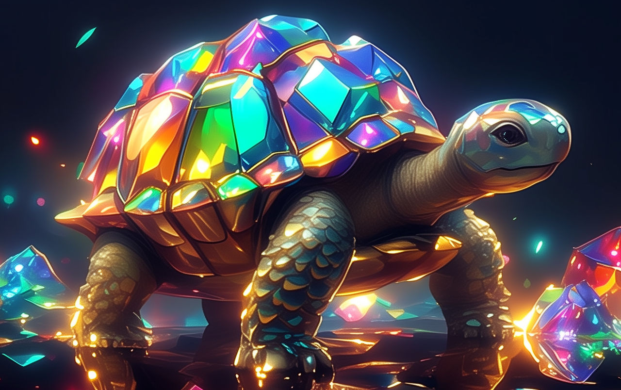 Crystal Back Turtle Crystal Turtle by SlowAndSteady37 on DeviantArt
