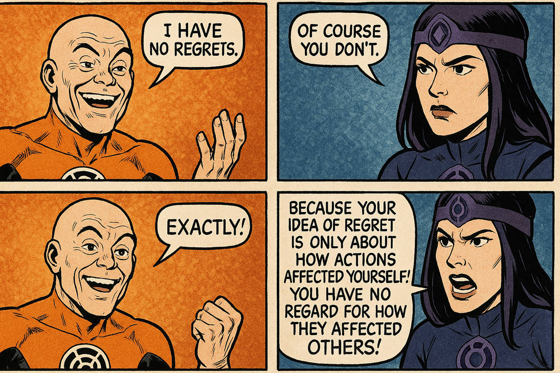 Regret isn't about YOU by SlowAndSteady37 on DeviantArt