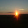 The sun of North Dakota