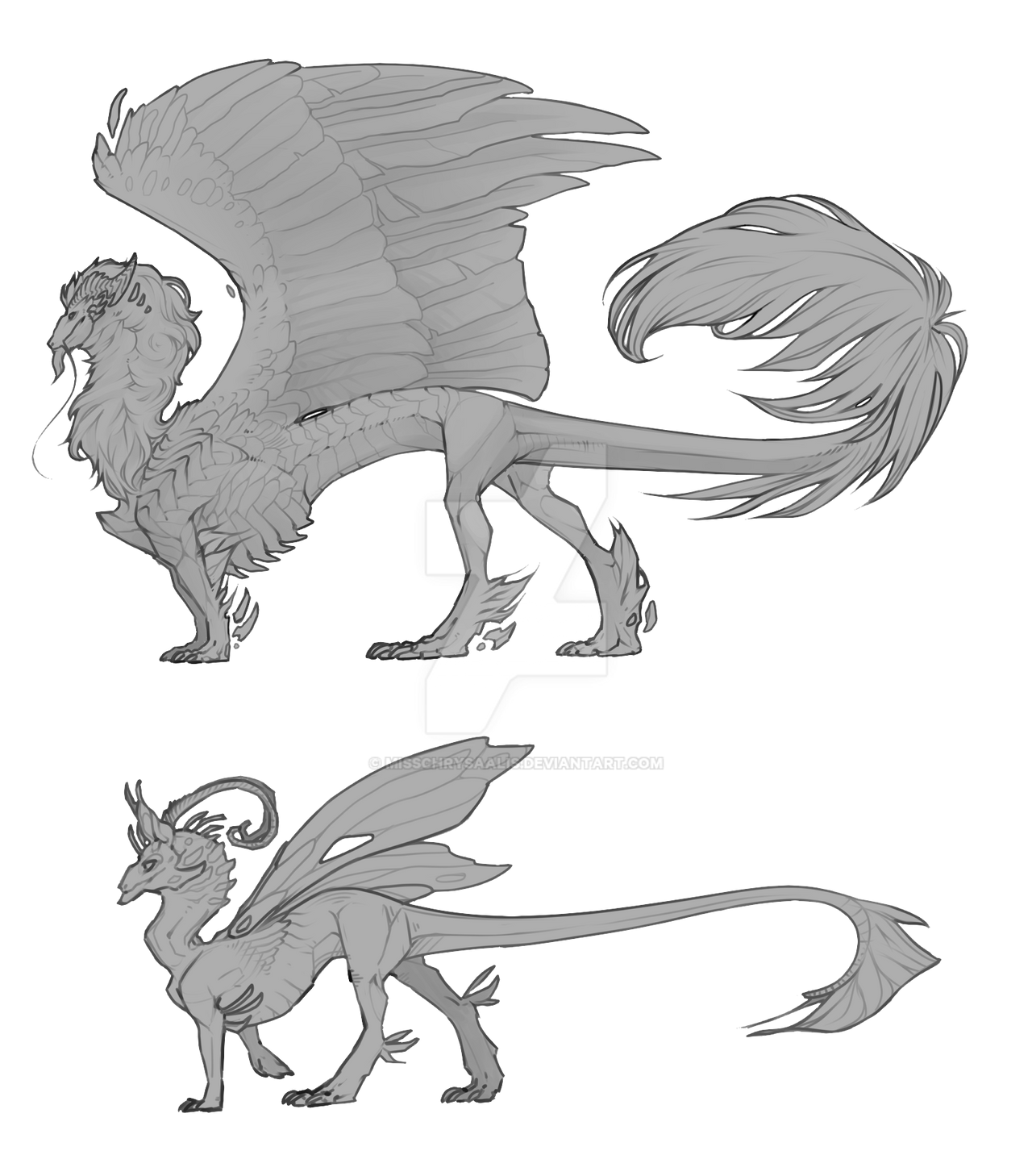 Dragon designs OCs by MissChrysaalis on DeviantArt