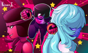 ruby and sapphire fusion Garnet