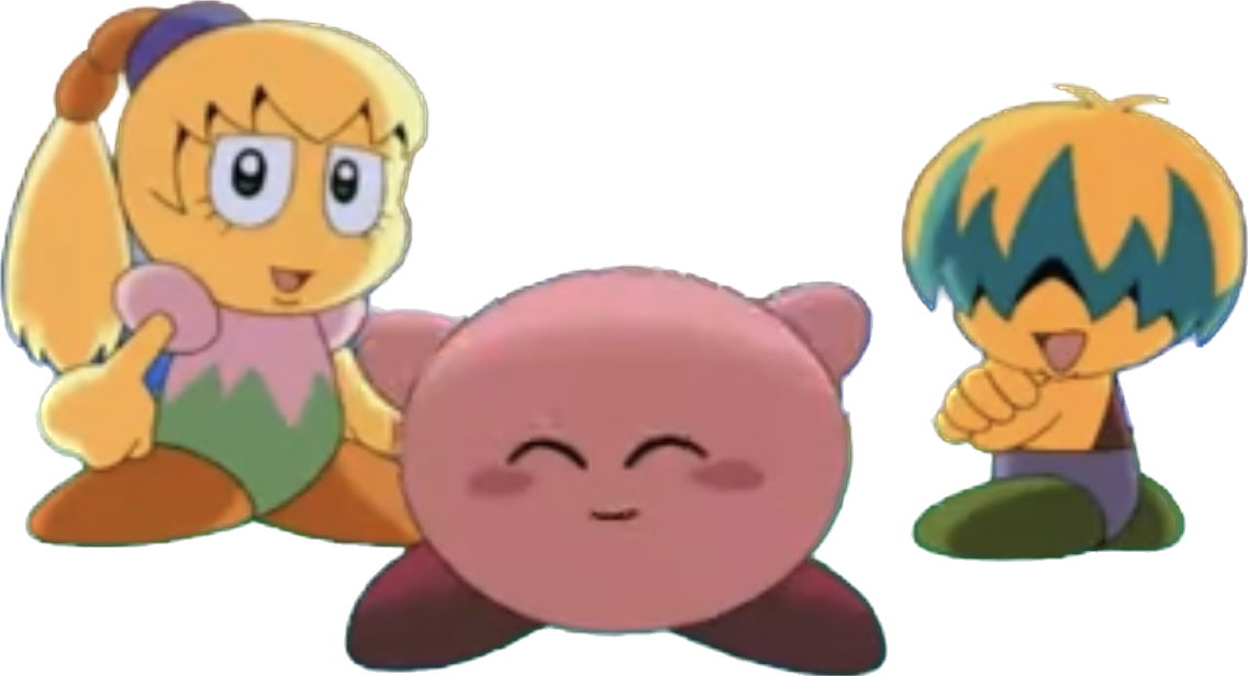 Kirby, Tiff and Tuff png 2 by riomadagascarkfp1 on DeviantArt