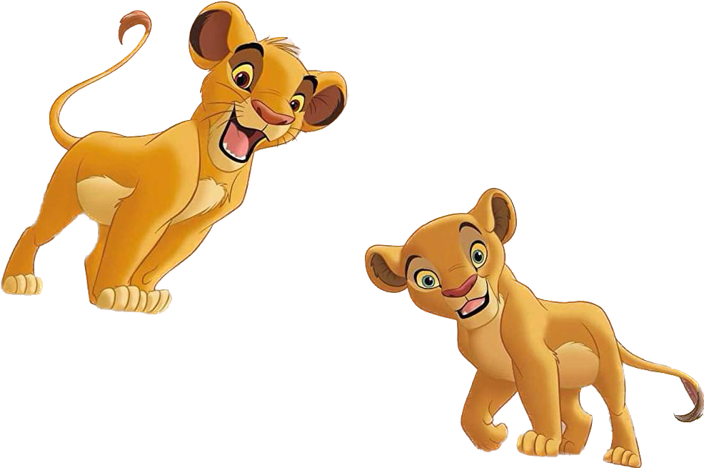 Young Simba and Nala png 4 by riomadagascarkfp1 on DeviantArt