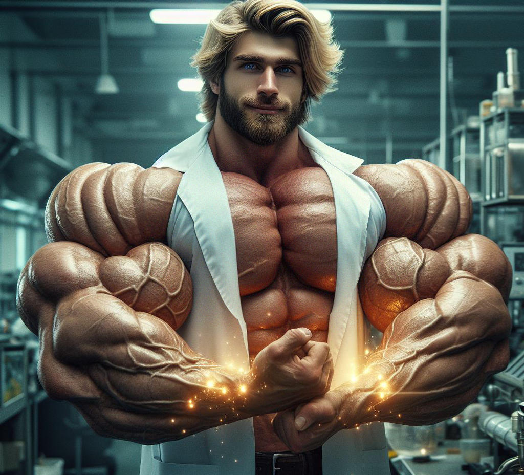 Mega Muscles Create 'n Growth in the Lab by n-o-n-a-m-e on DeviantArt