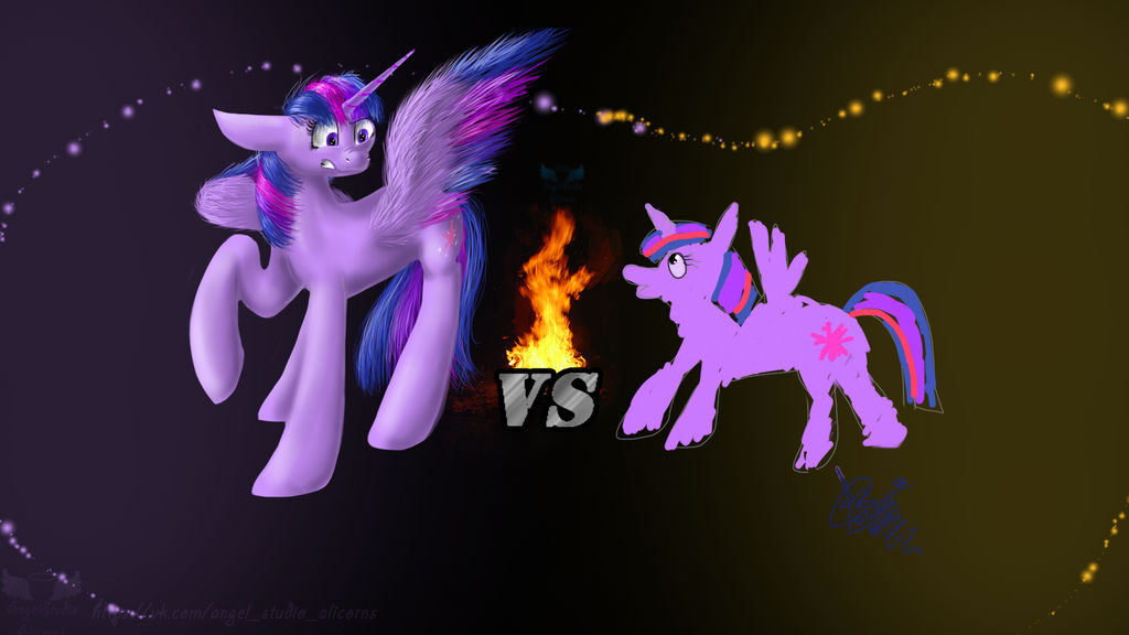 Twilight Sparkle VS TwIlIgHt SpArKlE