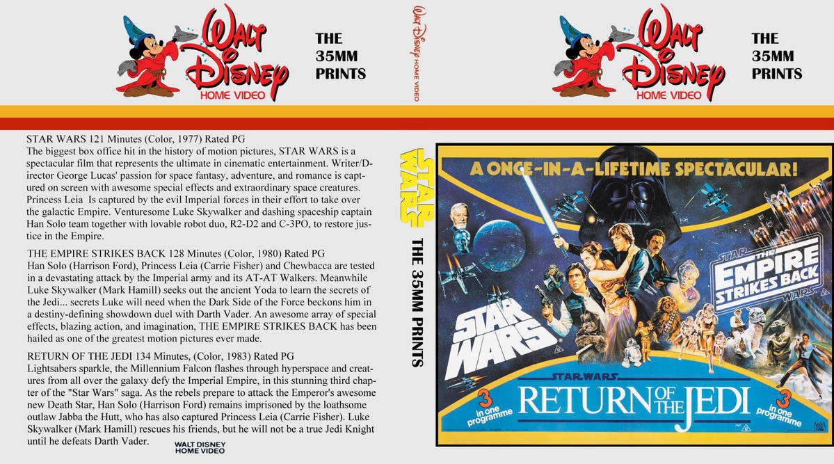 Printing Paper For Custom Blu Ray Covers STAR WARS TRILOGY CUSTOM BLU RAY REPLACEMENT COVER by comicmastermind