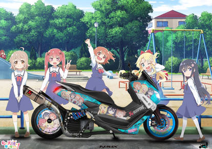 Itasha Melbourne, Itasha and Itansha, Anime Motorcycles Scooters