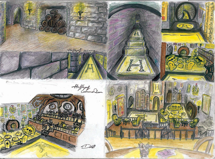 Hufflepuff Common Roon By Dorathebrit On Deviantart