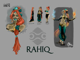 RAHIQ - Gerudo Sorceress Concept