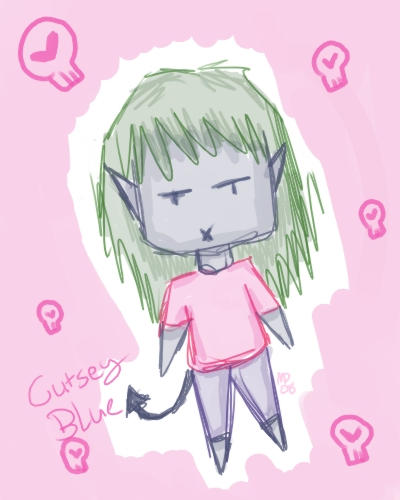 Cutsey Blue by DisturbingGoose on DeviantArt