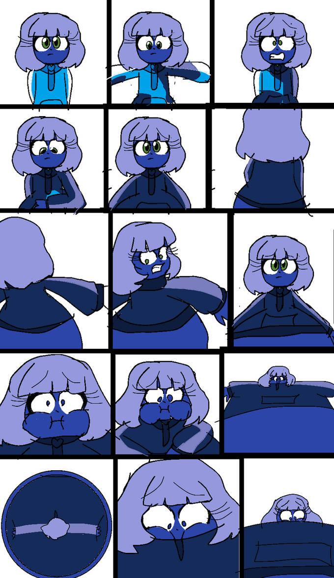 Blueberry Inflation Inosuke 2005 Violet blueberry inflation (in my art style) by Sakurasno345 on ...