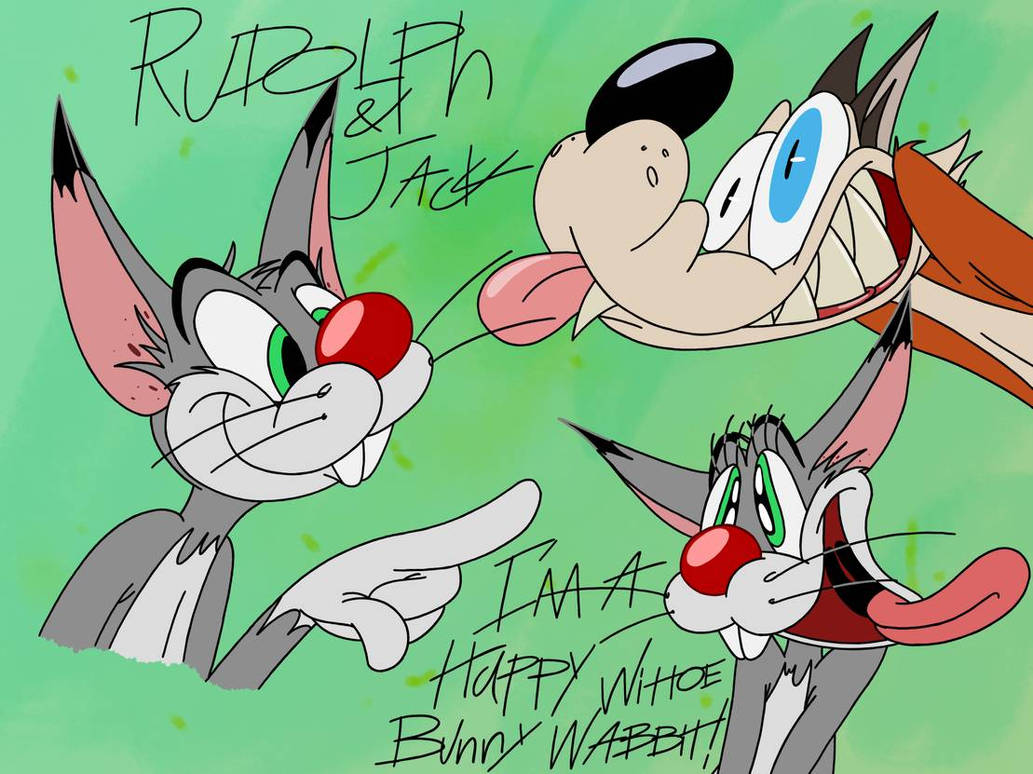 Rudolph rabbit and Taclk fox by BluecometDudetoony on DeviantArt