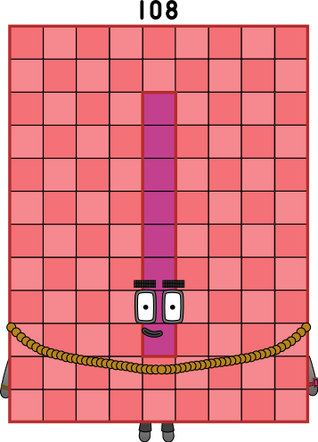 Numberblocks 108 blocks%289x12%29 by jeanpaulfelix on DeviantArt
