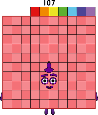 Numberblocks 107 blocks by jeanpaulfelix on DeviantArt