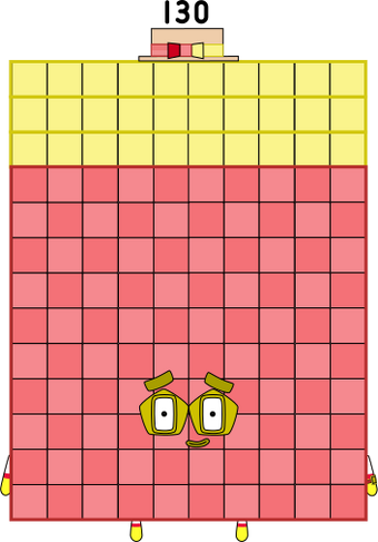 Numberblocks 130 blocks by jeanpaulfelix on DeviantArt